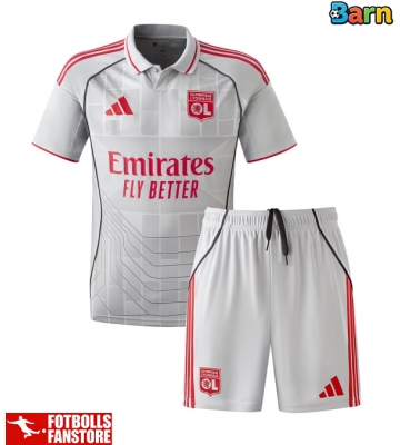 Olympique Lyonnais Tredje Tröja Barn 2025-26 Kortärmad (+ Korta byxor)